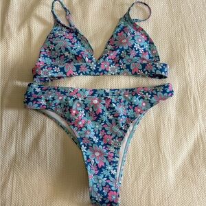 Vibrant Floral Bikini Set